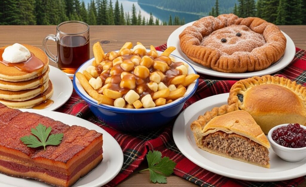 プーティンやメープルスイーツなどのカナダの代表的な料理